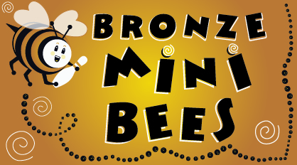 Bronze Mini Bees Logo